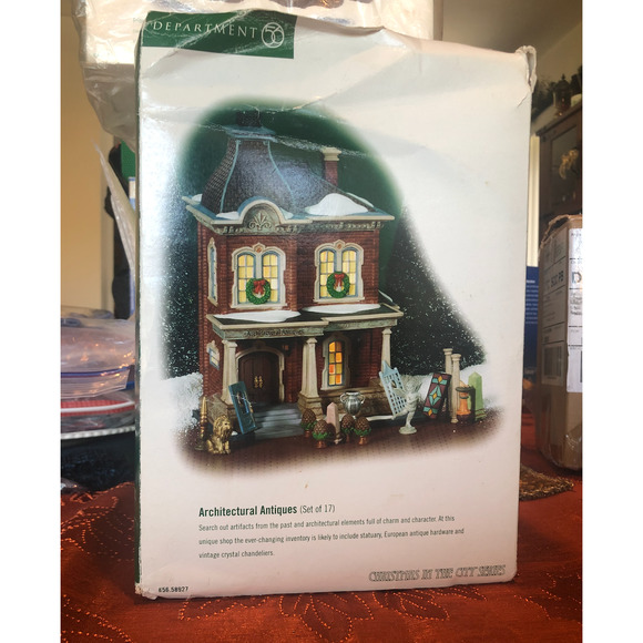 Department 56 58927 Architectural Antiques 17 pieces Rare Retired Snow Village - Picture 16 of 16